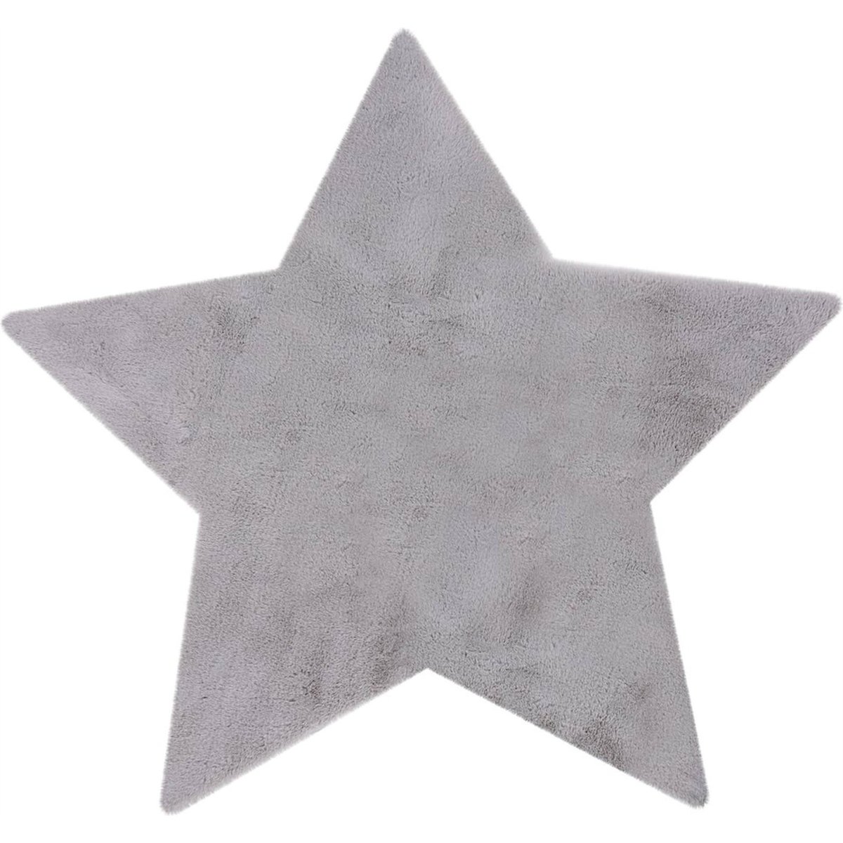 Tapis étoile, Tufté main gris clair argenté doux, ARTE ESPINA