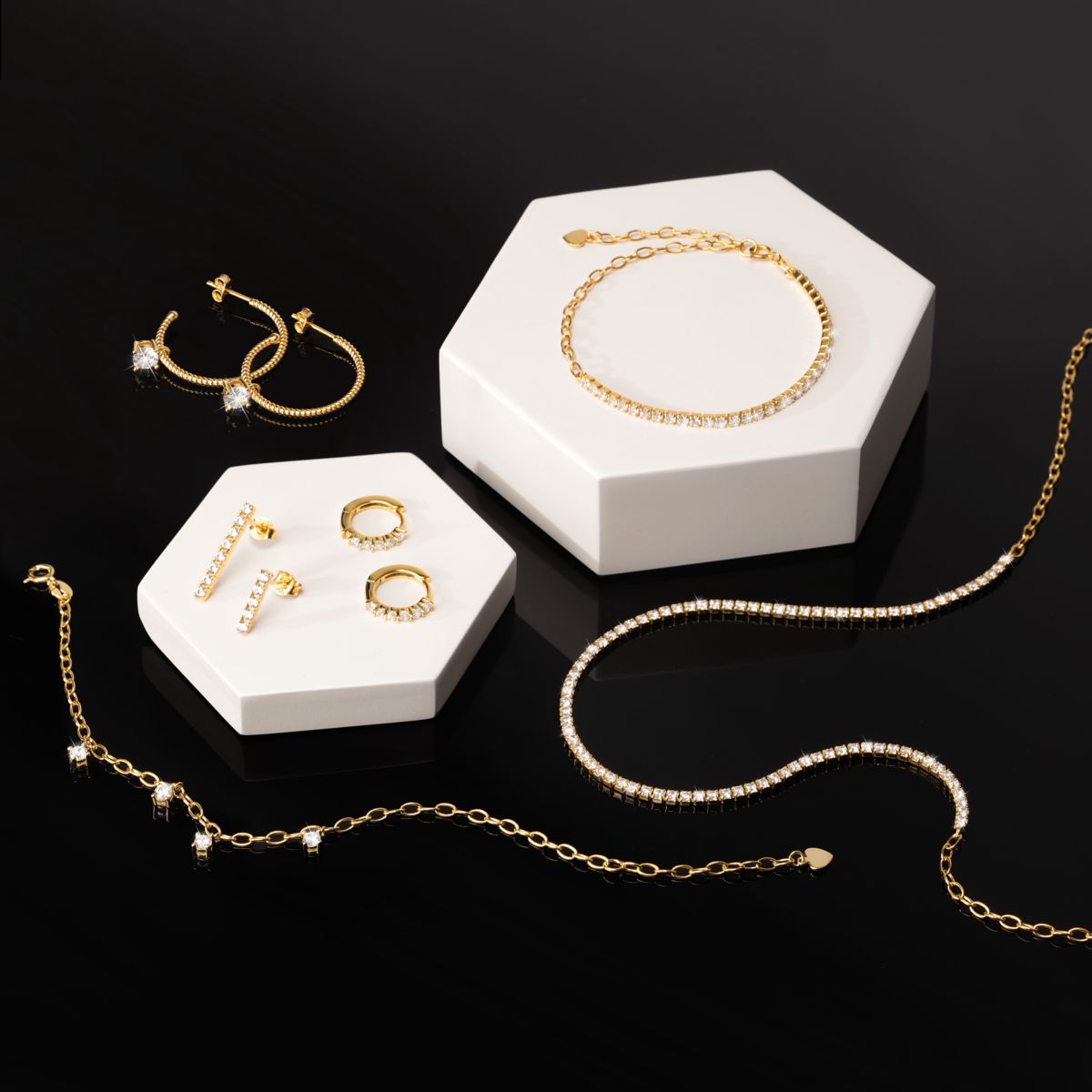 Collier en argent 925 ESSENTIAL gold, BLUESPIRIT