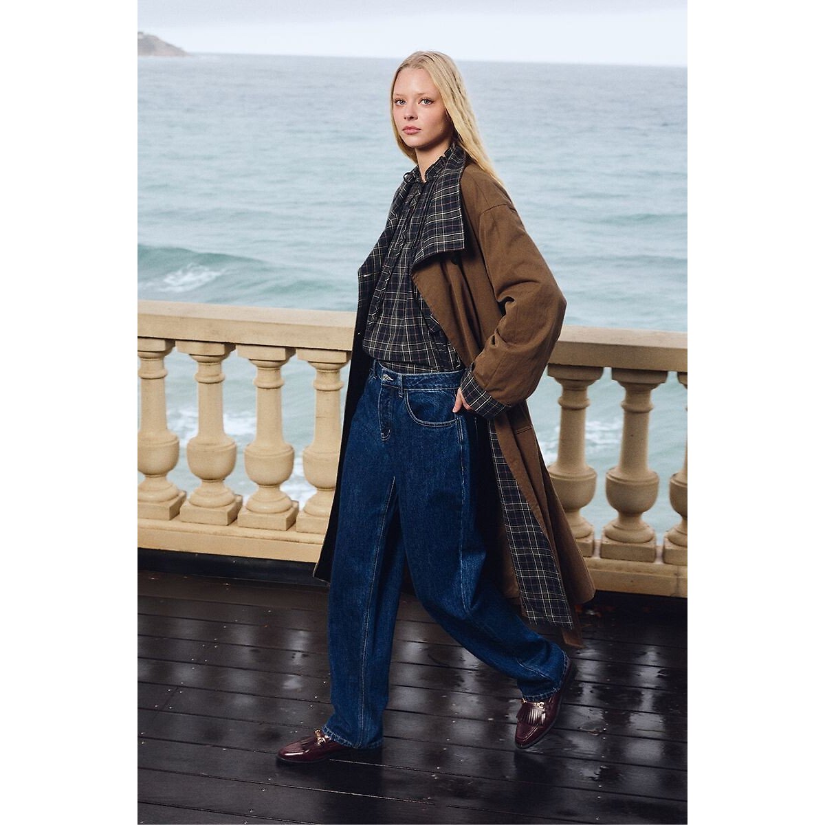Wijde jeans brut denim, MOLLY BRACKEN