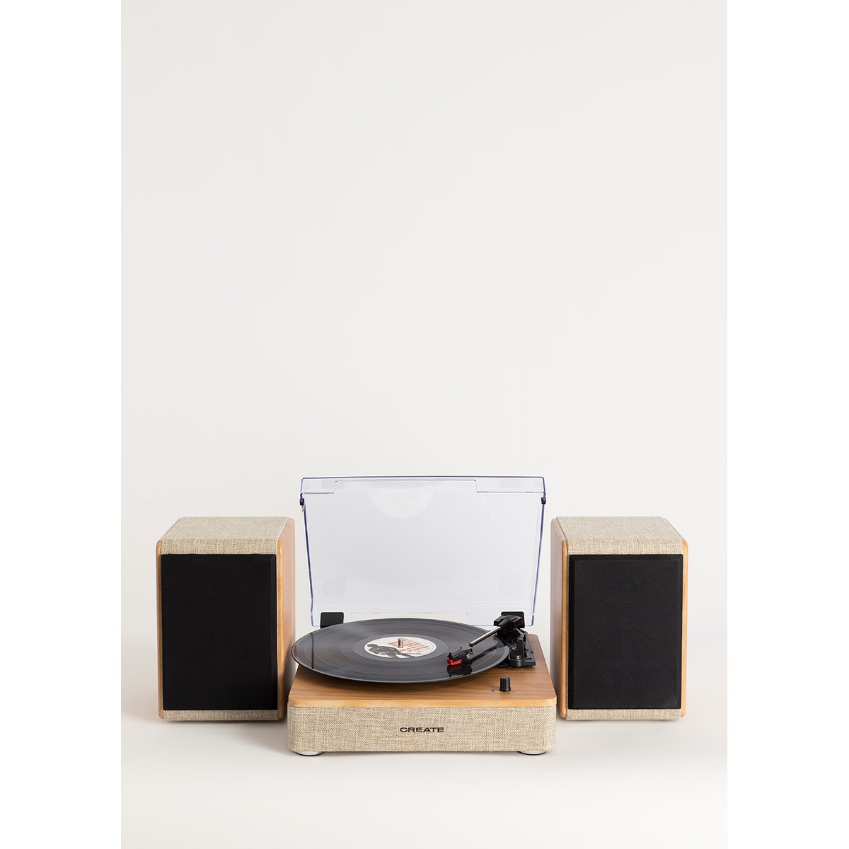 vinyle LUX de Rosalía + tourne-disque bois clair, CREATE