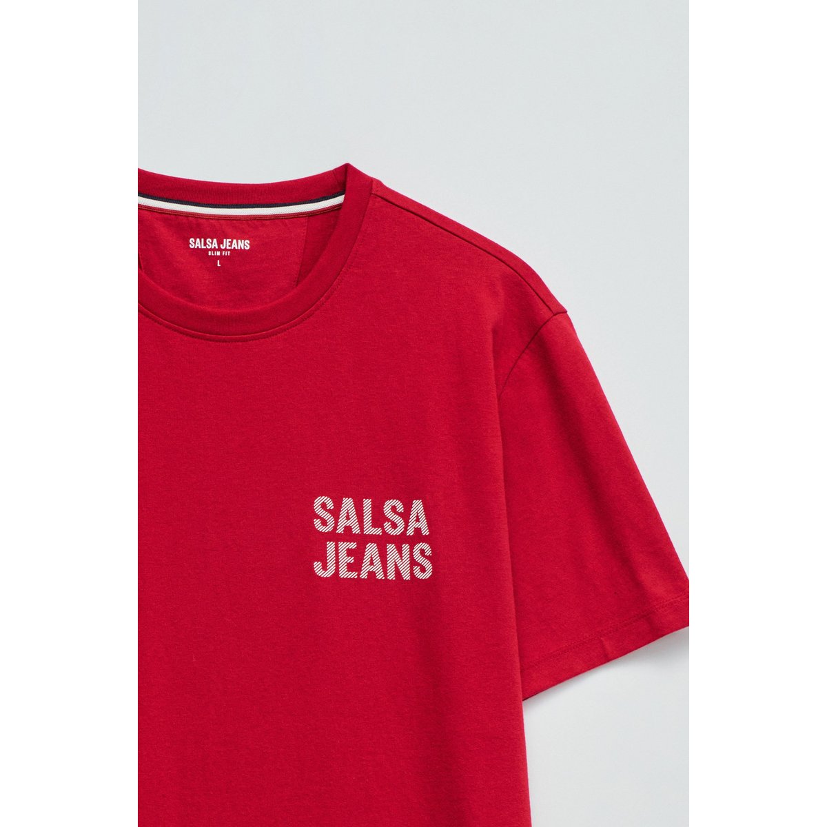 T-SHIRT AVEC BRANDING rouge, SALSA JEANS