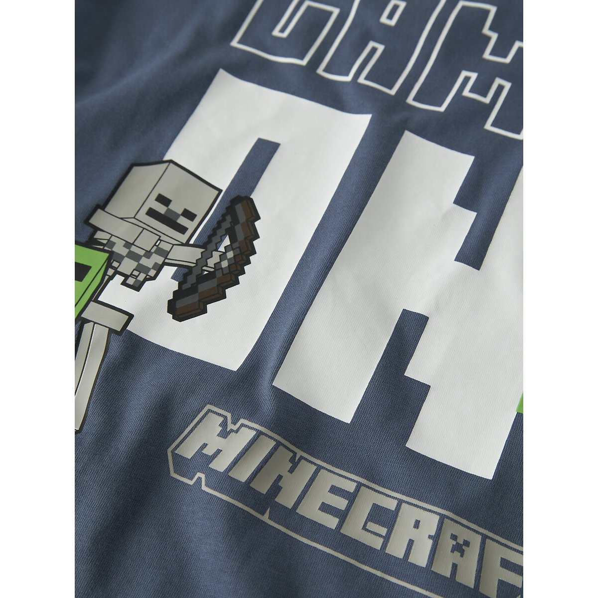 T-shirt de mangas curtas, MINECRAFT azul, NAME IT