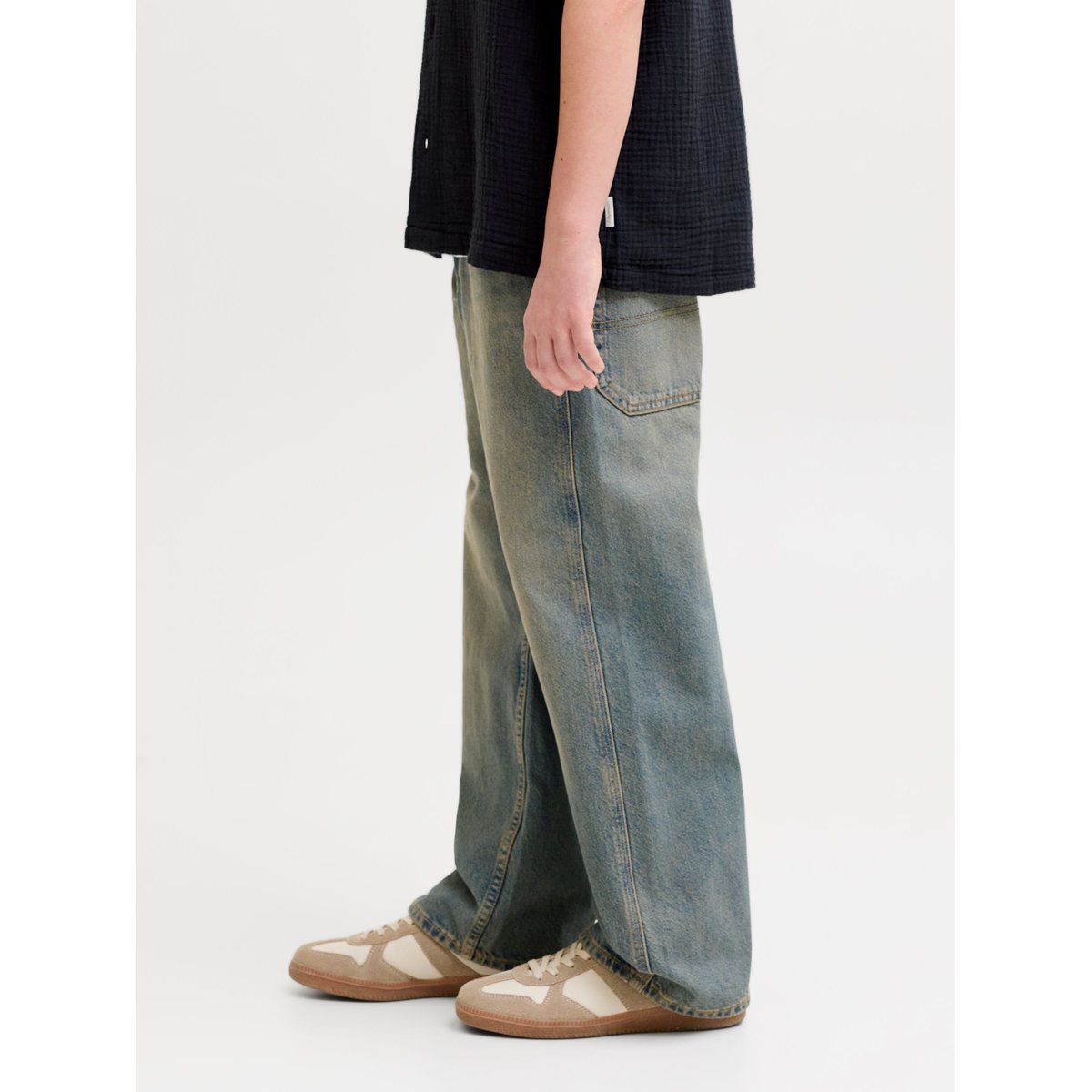Jean Baggy Fit blue denim, JACK & JONES JUNIOR