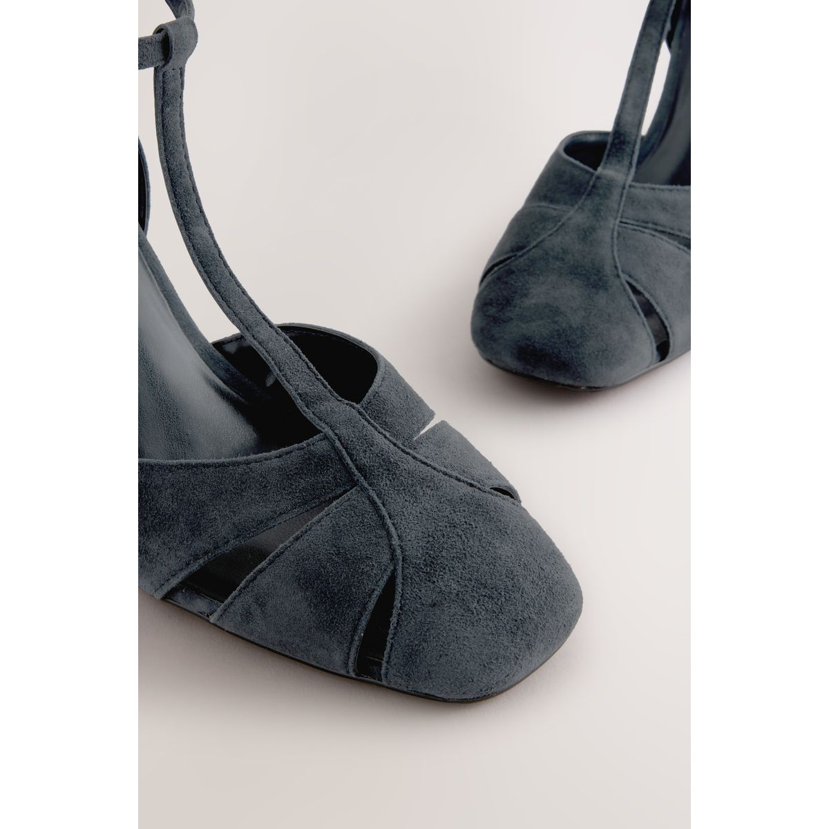 Salomés à bout rond bleu marine, NEXT