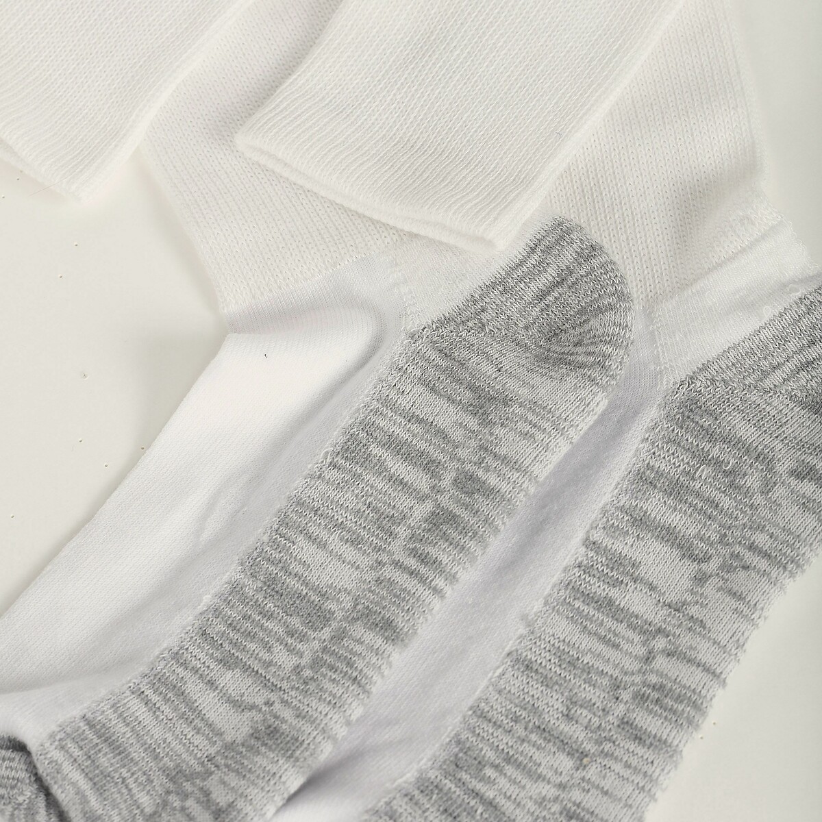 Lote de 6 pares de meias, EcoDim Sport branco, DIM