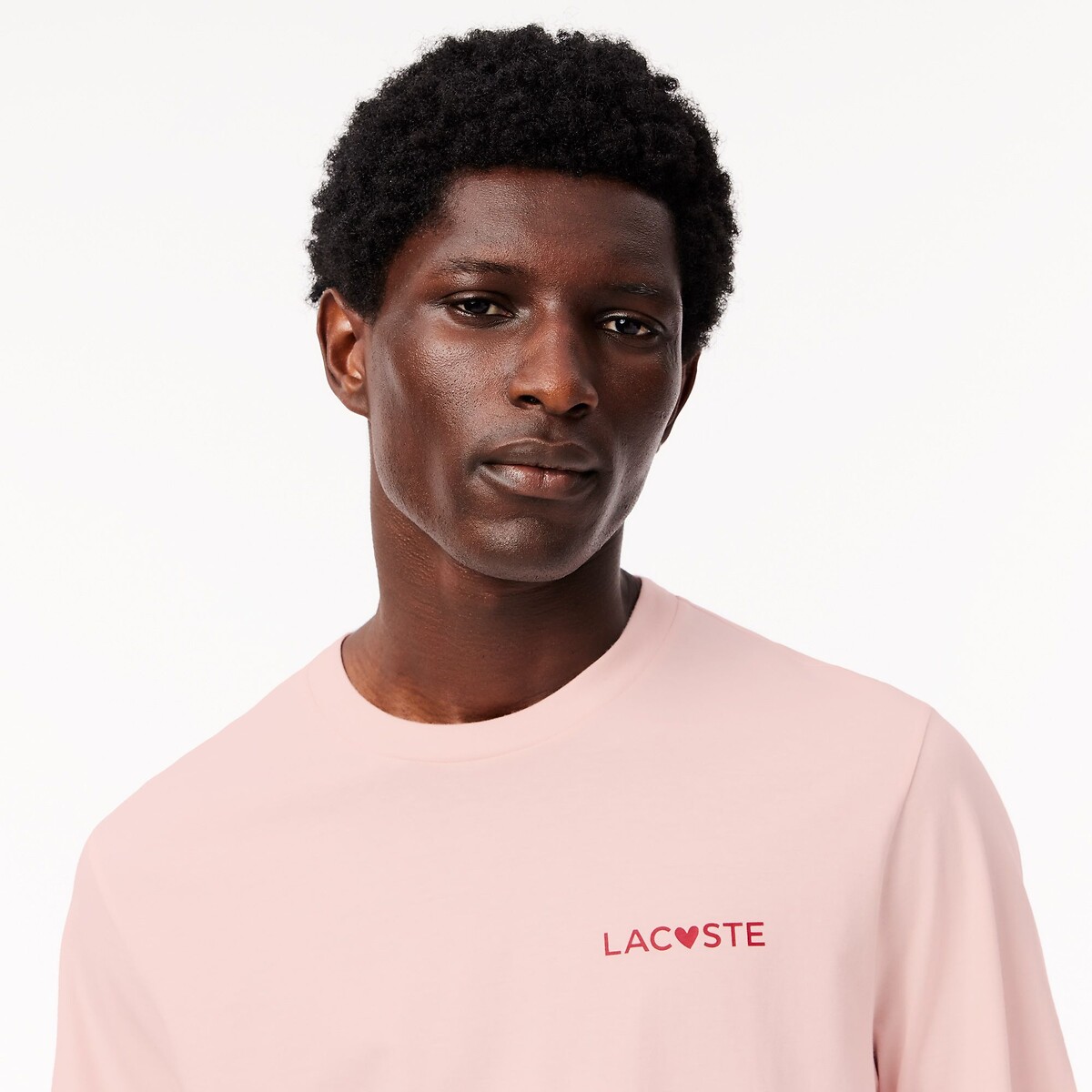 T-shirt d'intérieur Saint-Valentin rose, LACOSTE