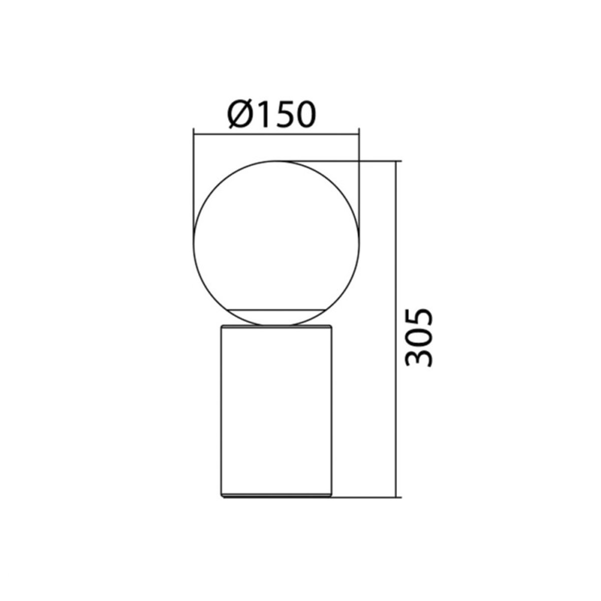 Lampe De Chevet Tactile Lobb Chrome Mat Et Boule Verre chrome, MILLUMINE