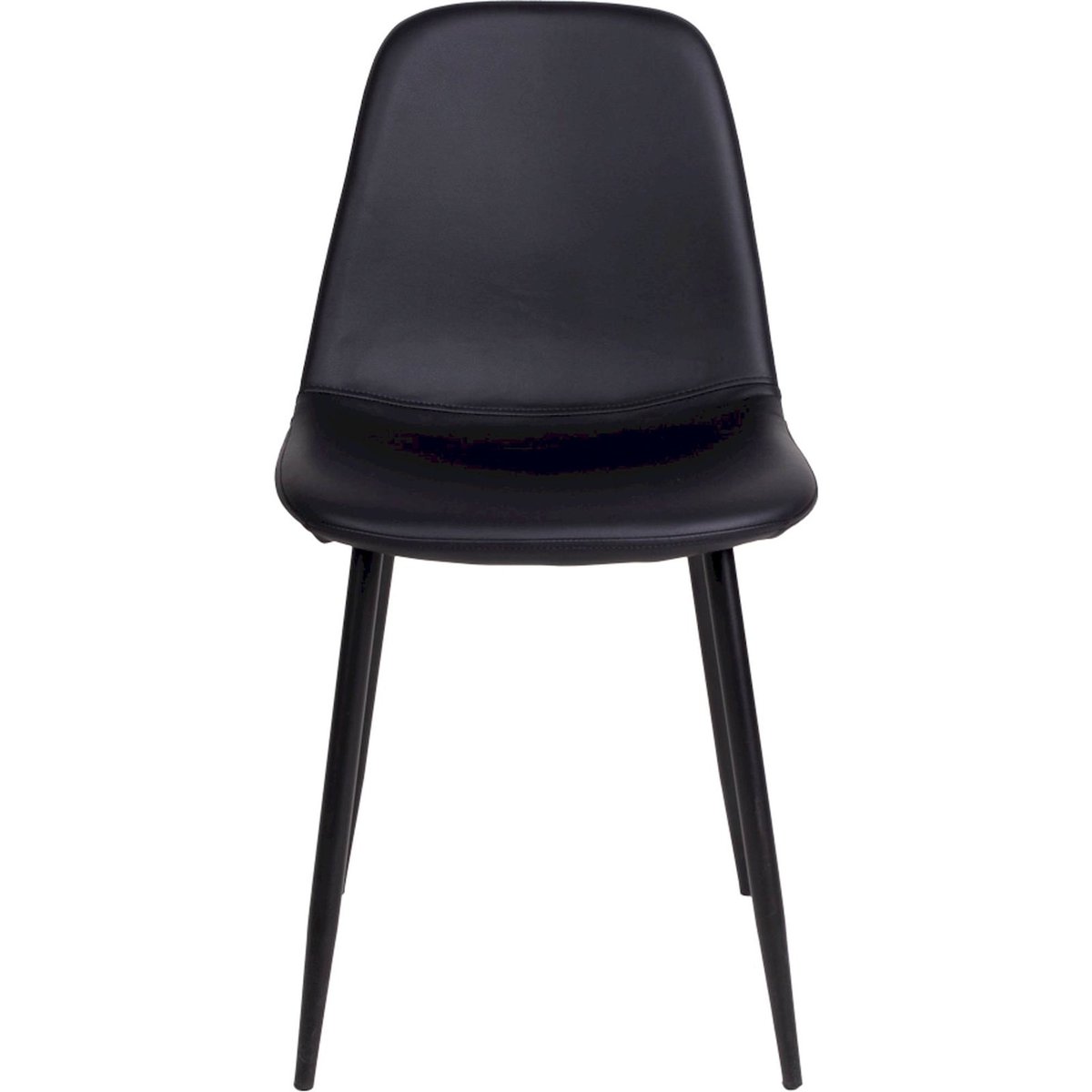 Chaise capitonnée collection IGER noir, RECOLLECTION