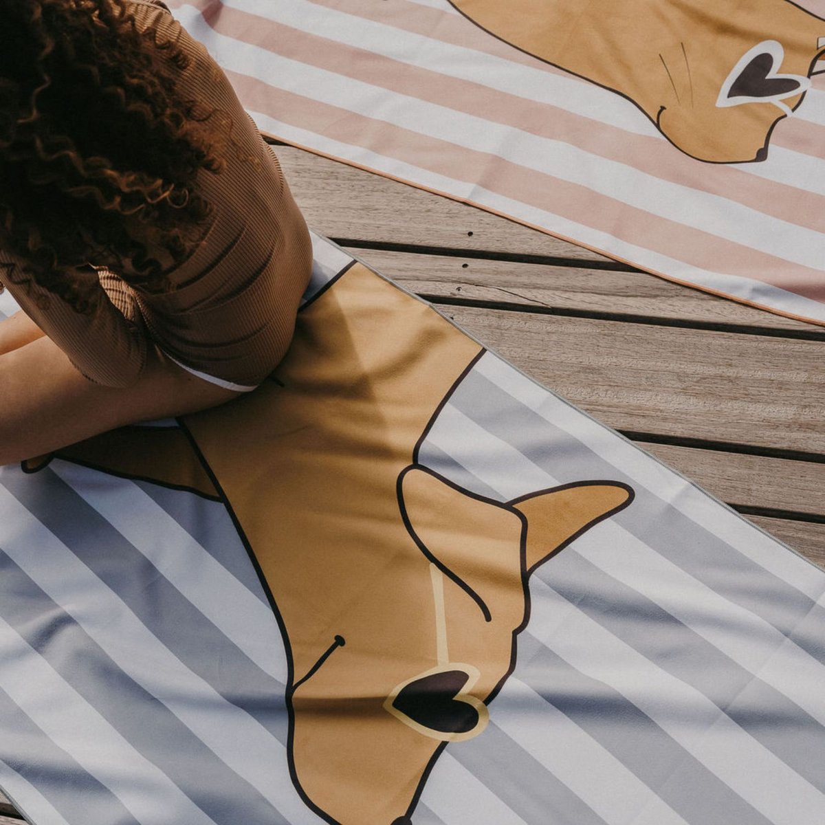 Serviette de plage bleu, ZAKUW