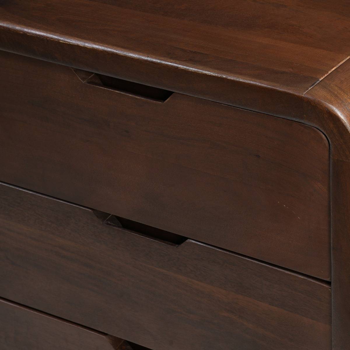 Commode en bois de manguier NORIEL bois foncé, MADE IN MEUBLES 