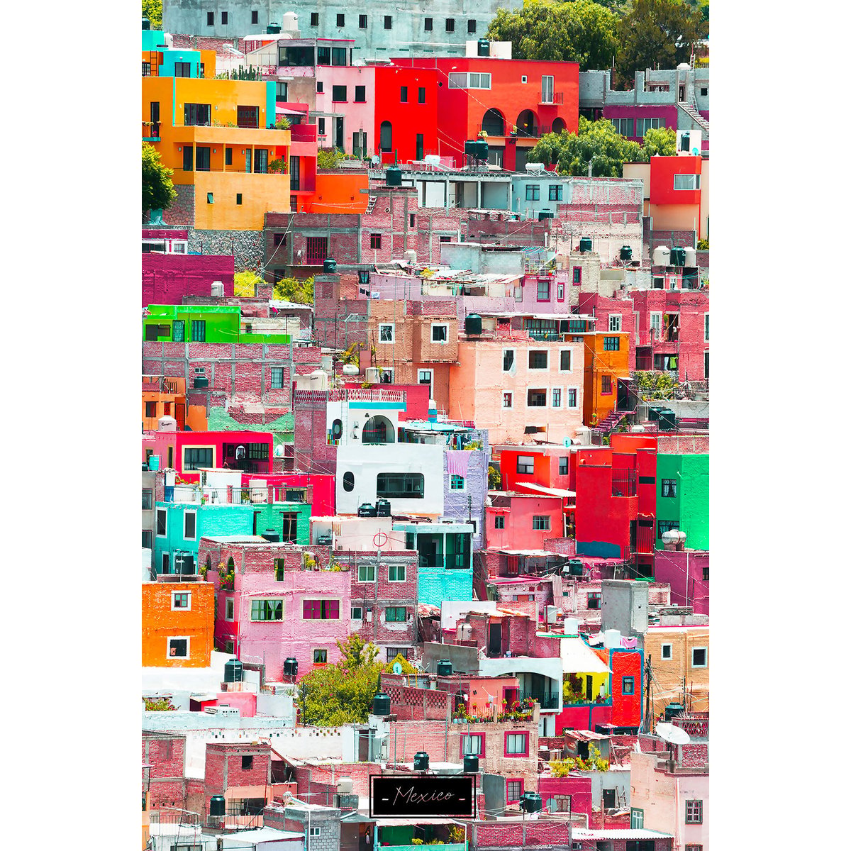 Tableau casa mexico tableau alu dibond, HEXOA