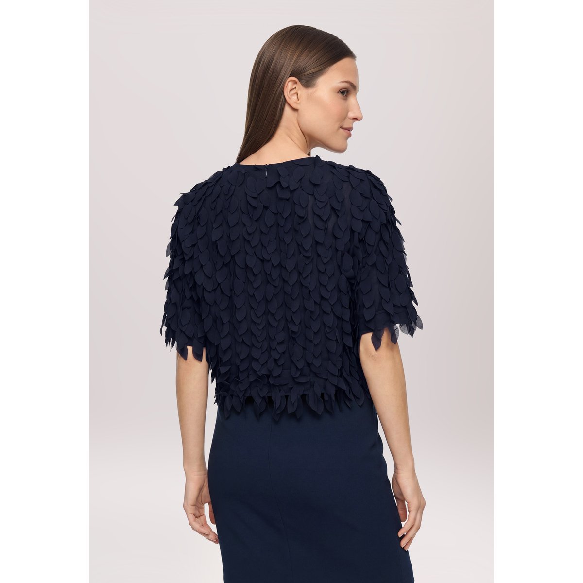 Veste façon blouse de coupe droite night sky, VERA MONT