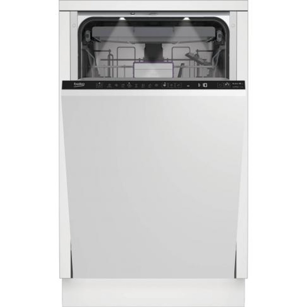 Lave vaisselle tout integrable 45 cm BDIS38040A sans facade tout intégrable, BEKO