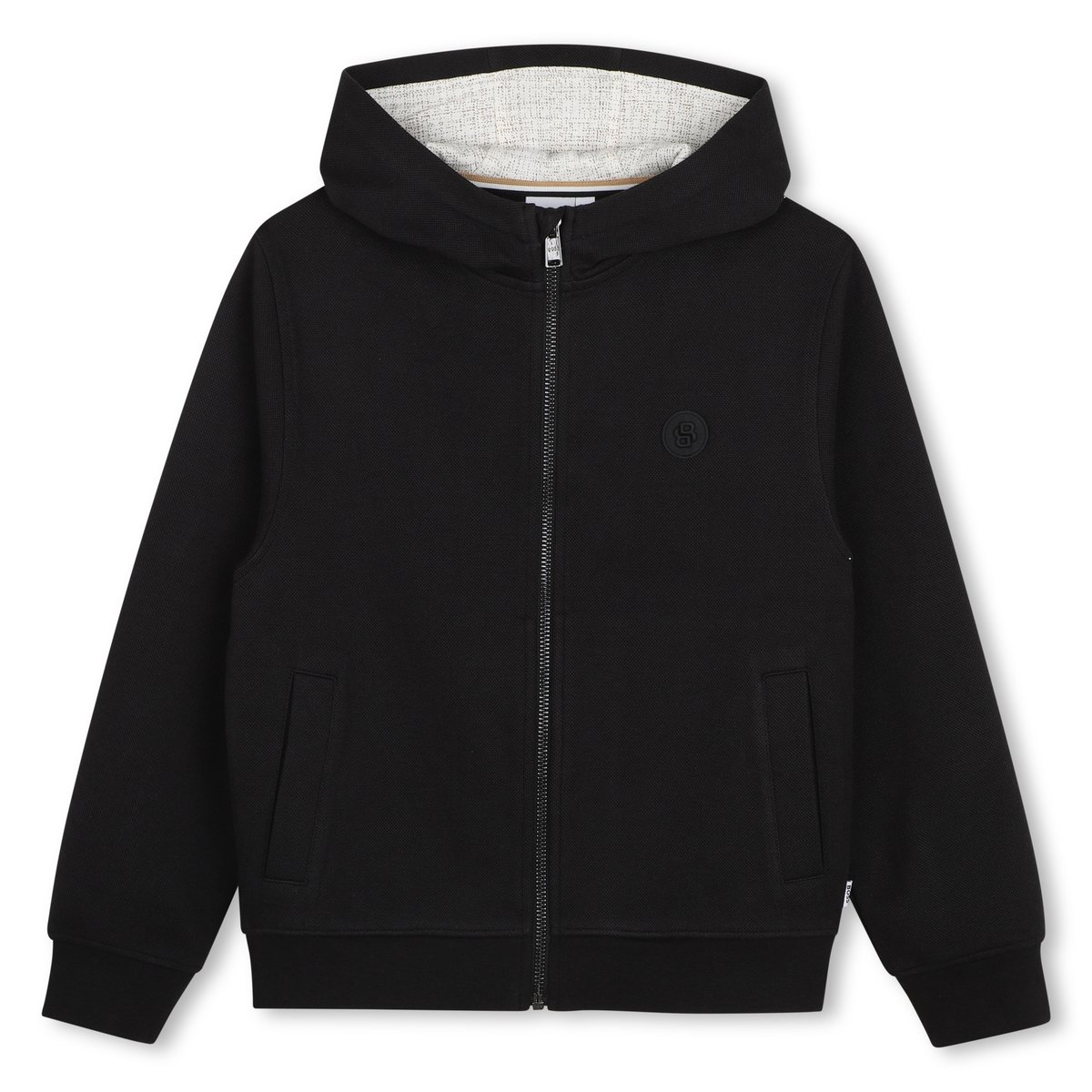 Cardigan de jogging black, BOSS KIDSWEAR