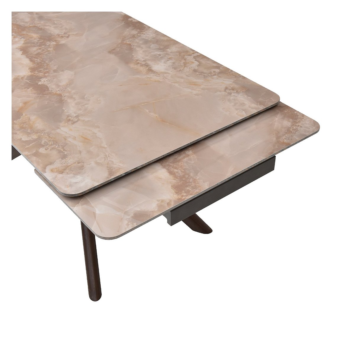 Table à manger noyer MISTO marron, beige, HABITAT