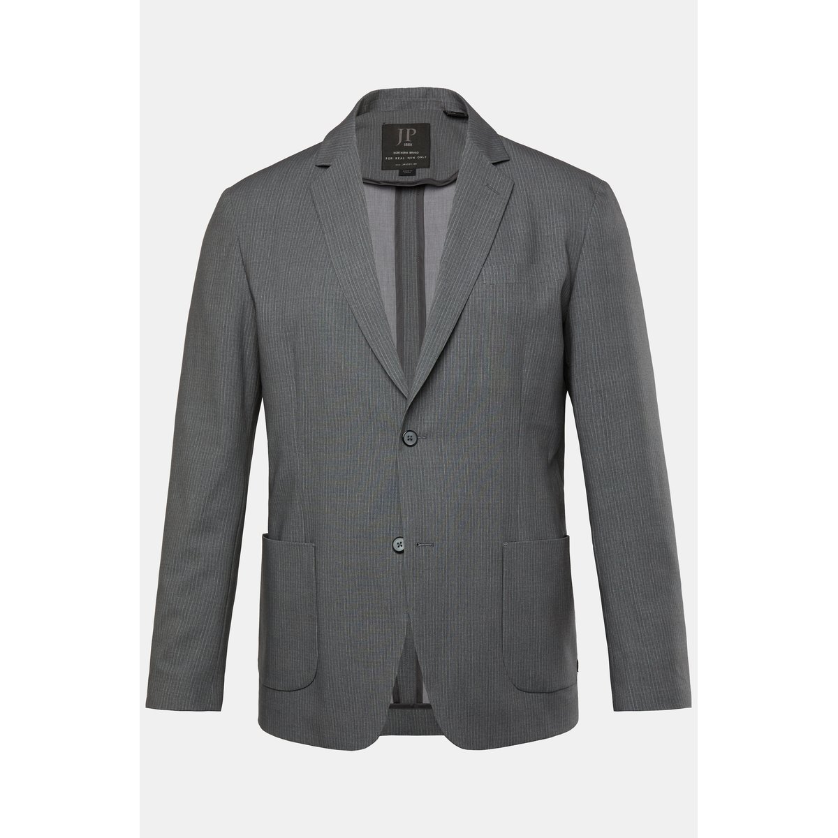 Veston FLEXNAMIC® en jersey à rayures anthracite, JP1880