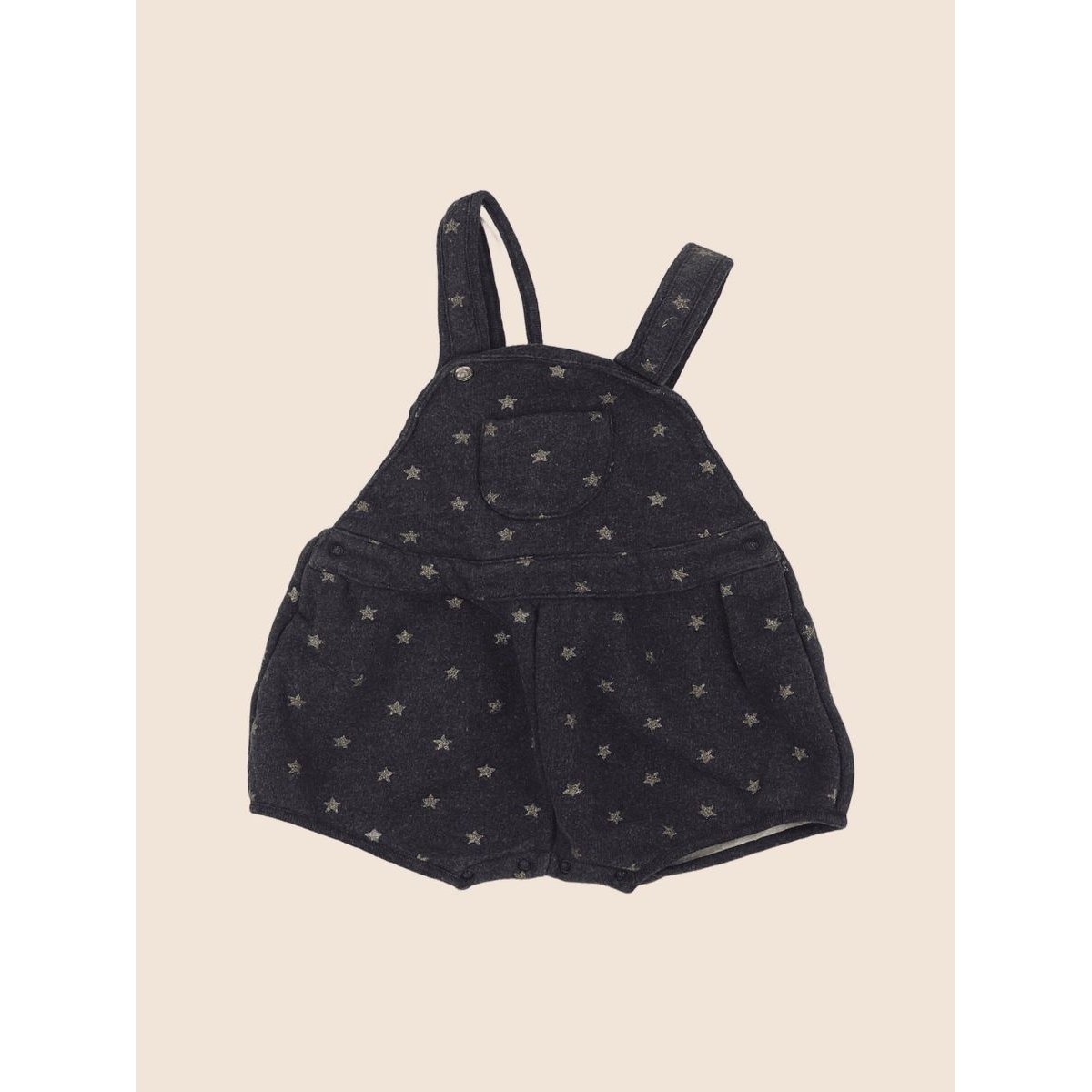 Salopette - Bon état gris, PETIT BATEAU