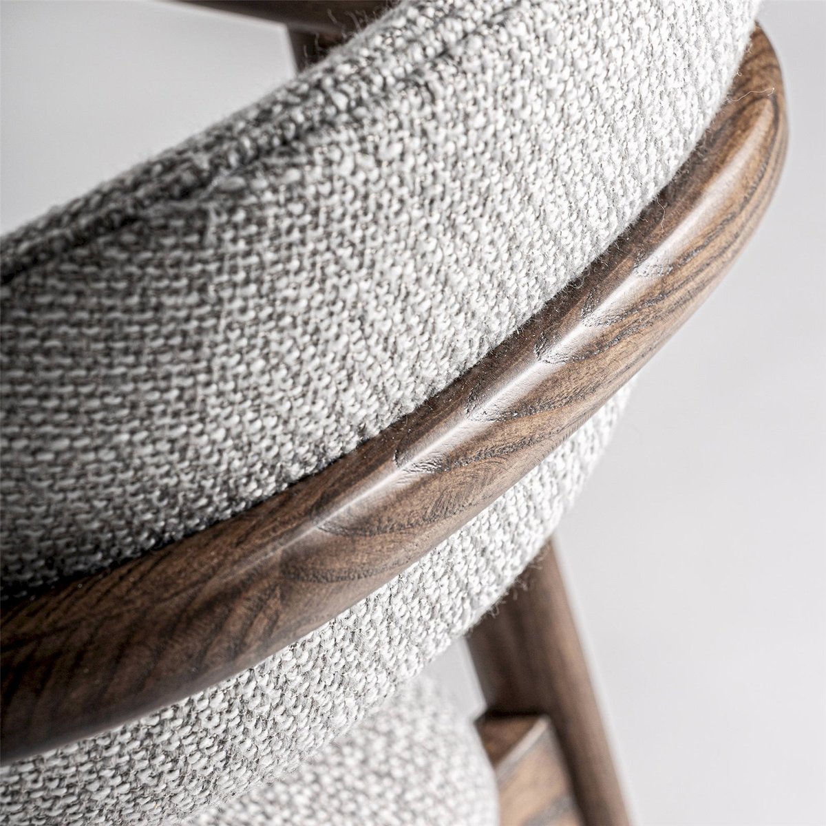 Chaise design en bois de frêne finition mate marron bois naturel mat, RECOLLECTION