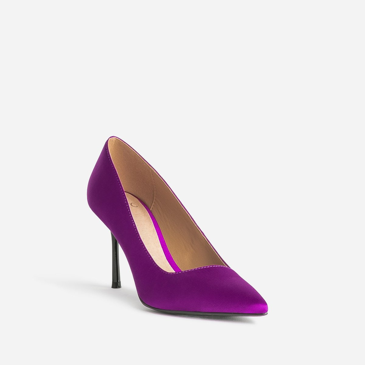 Escarpin URANIE violet, TEXTO