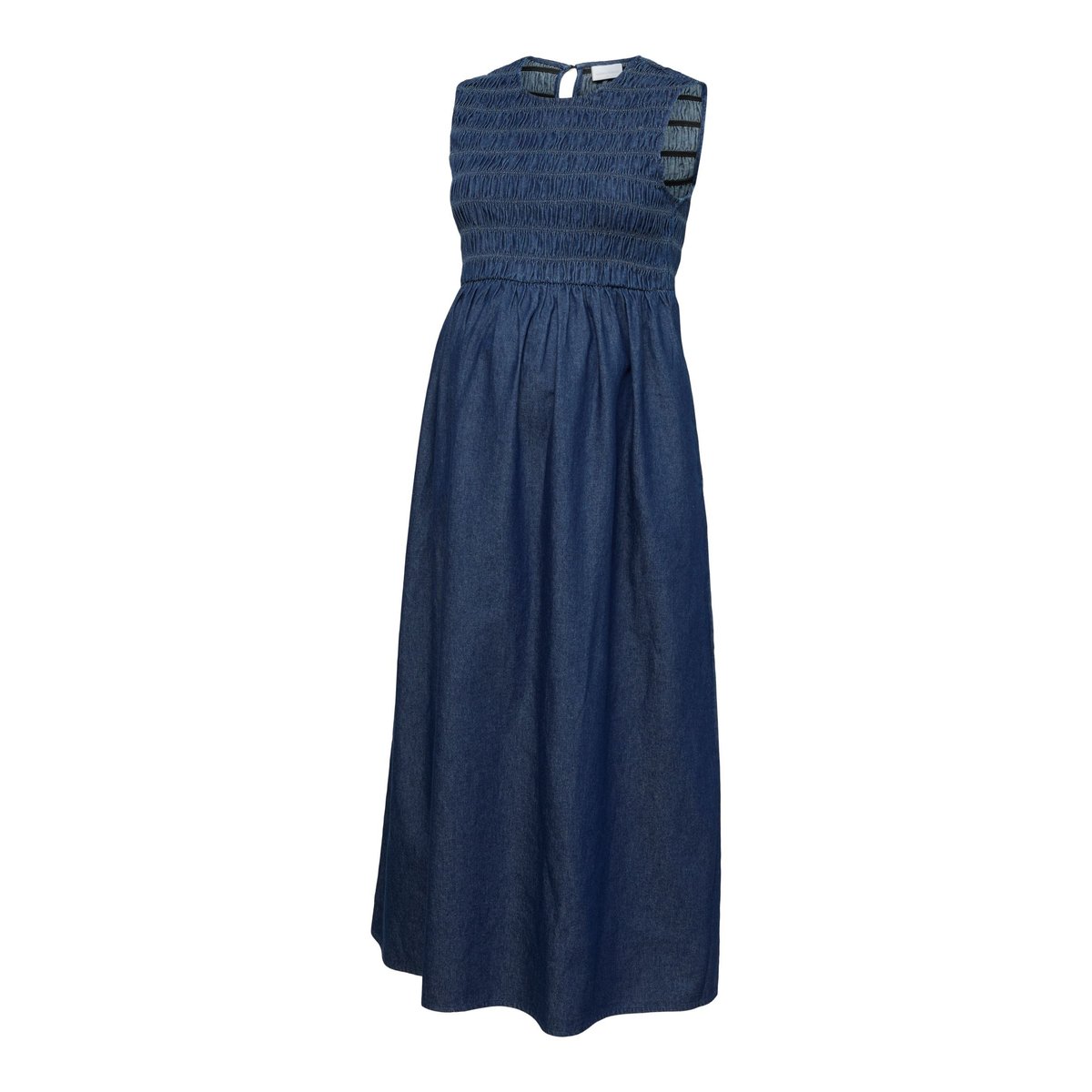 Robe dark blue denim, MAMA LICIOUS