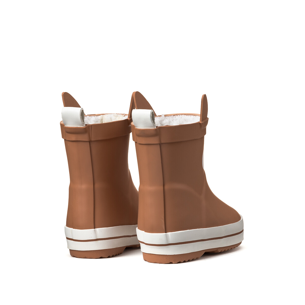 Bottines de pluie fourrées, motif renard roux, LA REDOUTE COLLECTIONS