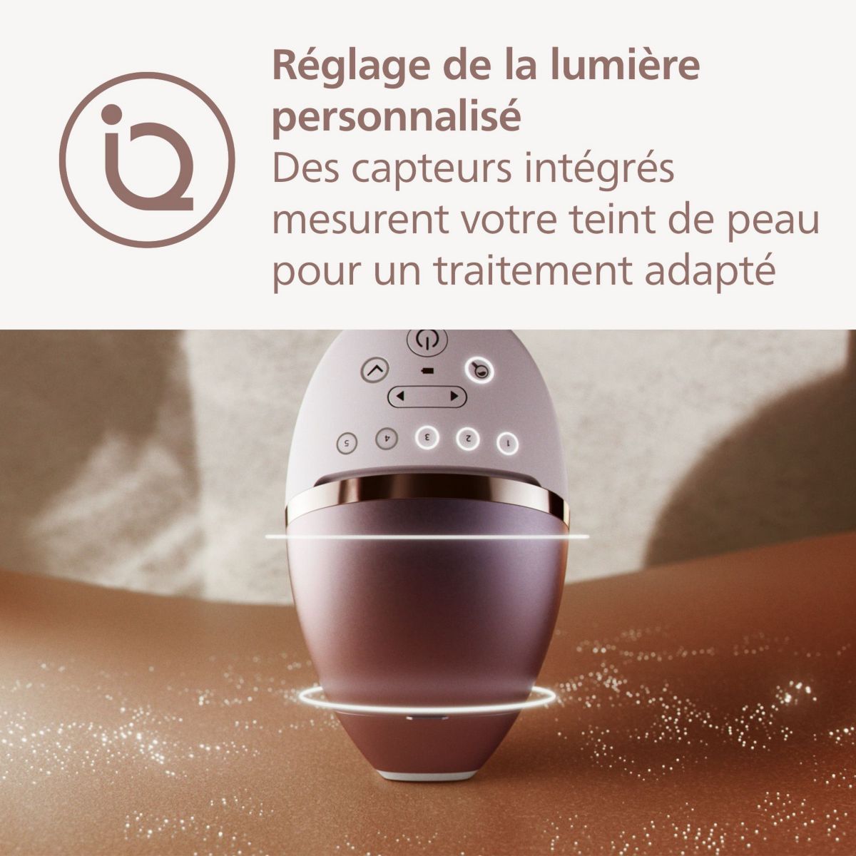 Epilateur lumière pulsée Lumea BRI955/01 blanc, PHILIPS