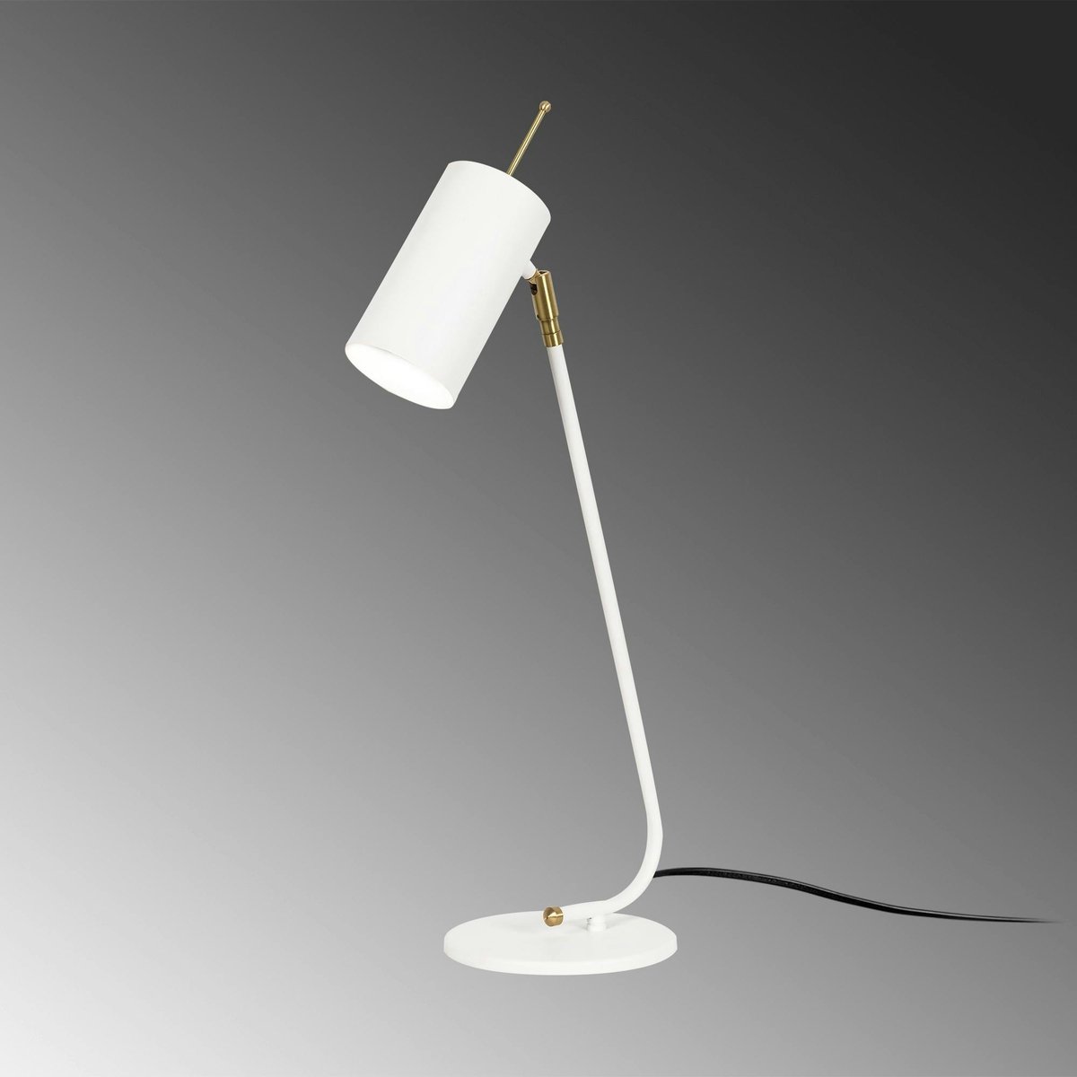 Lampe design chic en métal SFAX blanc, PIER IMPORT