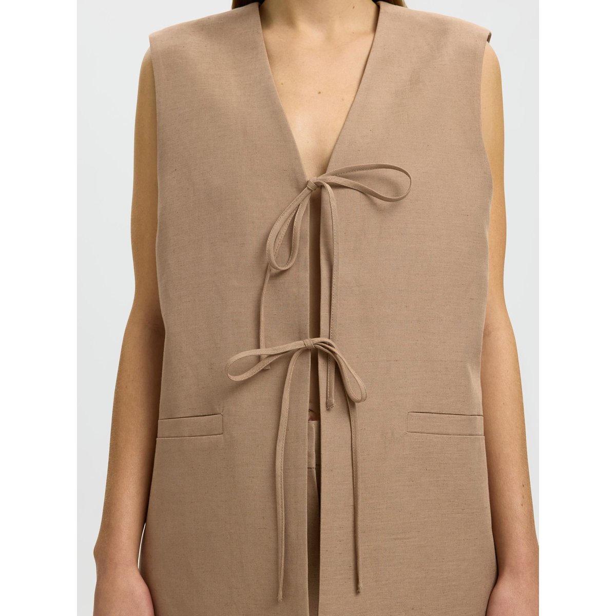 Gilet Sans Manches white pepper, SELECTED