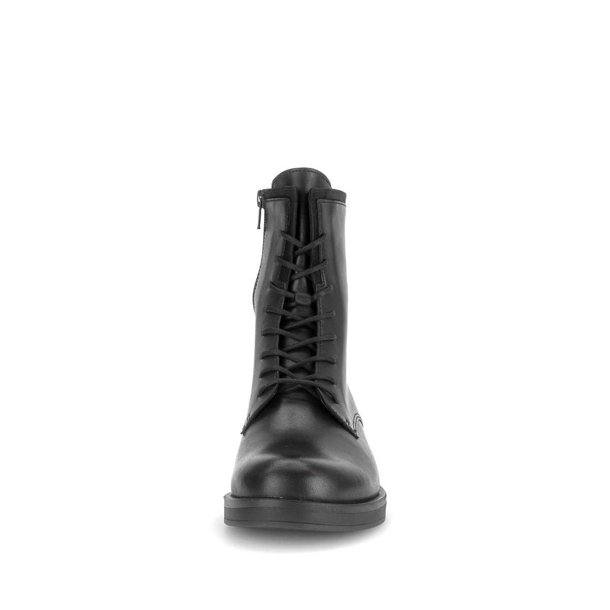 Bottines en cuir lisse à talon décroché noir, GABOR