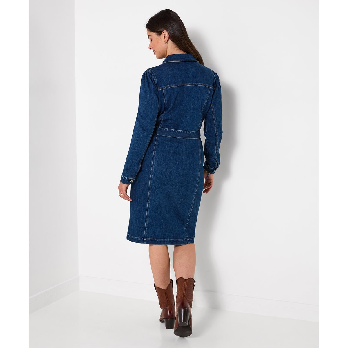 Robe en Jean Zippée Devant Scarlett bleu, JOE BROWNS