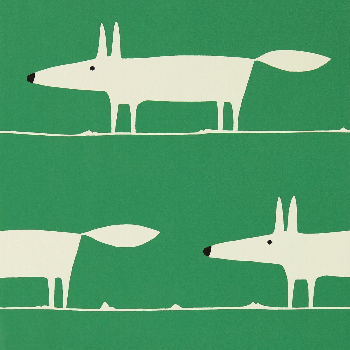 Mr Fox Wallpaper mint, SCION