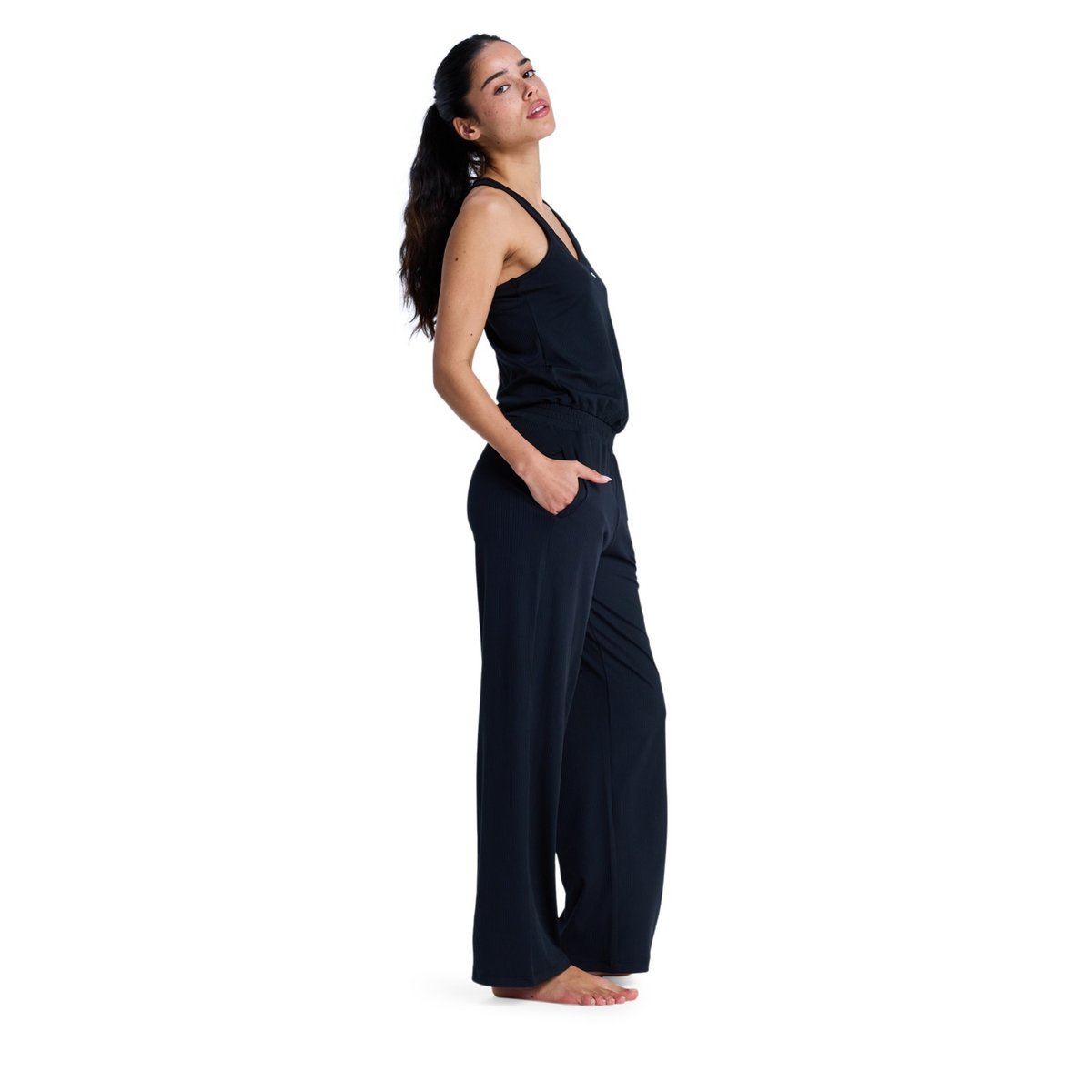 Ensemble d'entraînement une pièce RISE & VIBE. noir anthracite, ROXY