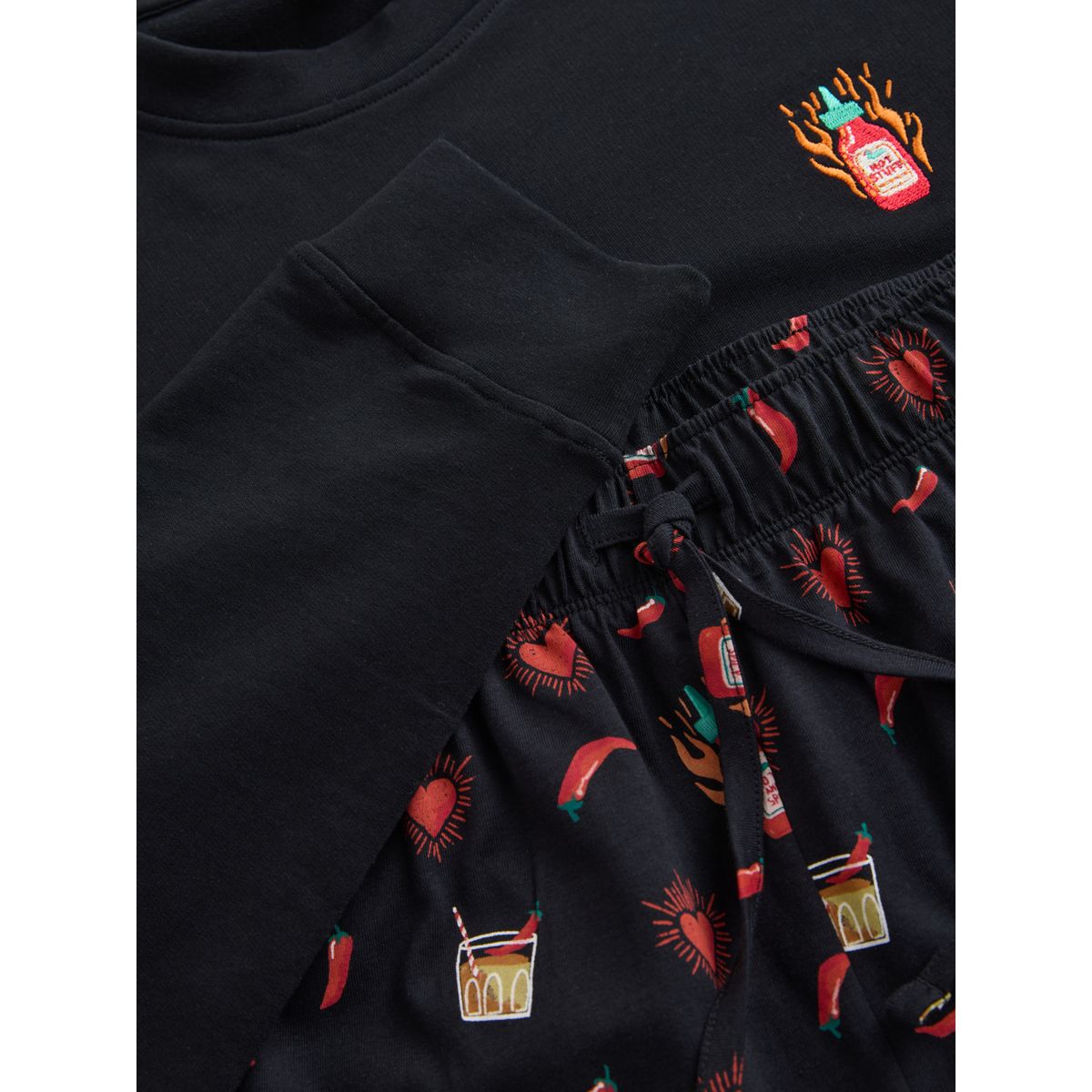 Pyjama hot sauce st valentin noir/rouge, NEXT
