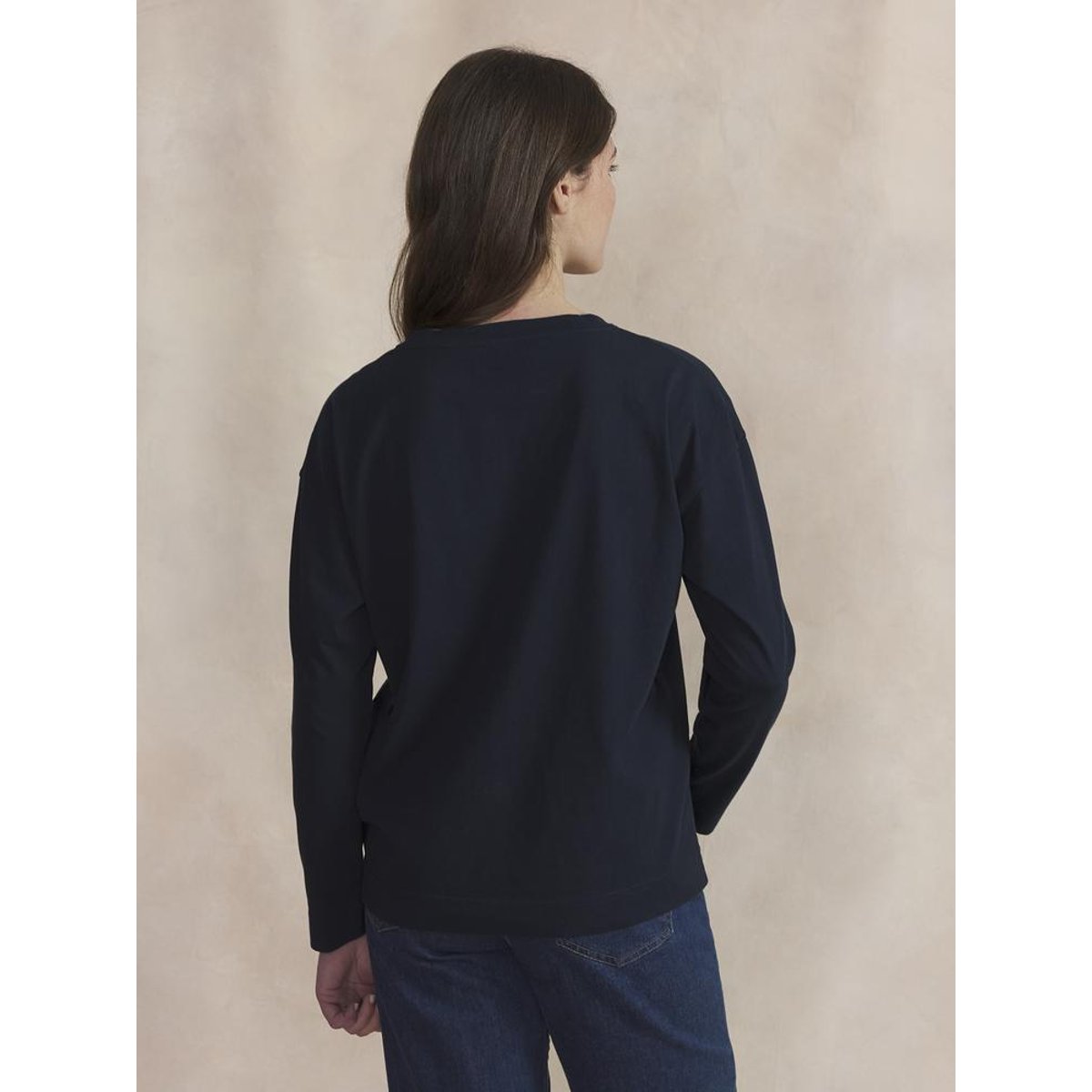 T-shirt manches longues OLYRATEE marine, TBS