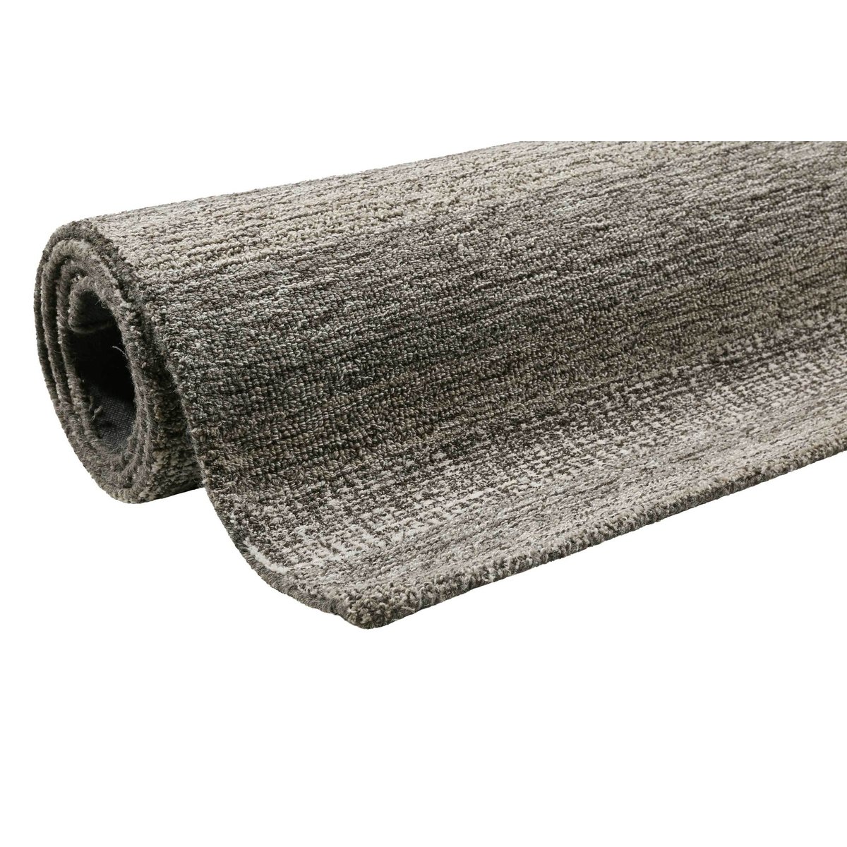 Tapis pure laine tissé main chiné chic ,  GUSTAV brun taupe, WECON HOME