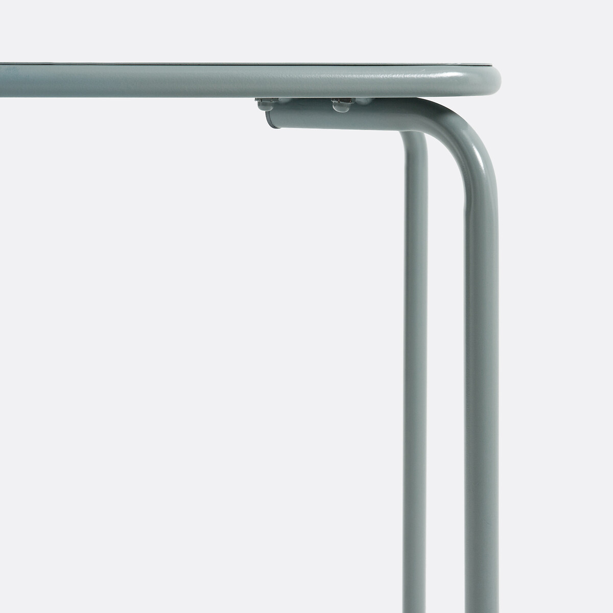 Table de jardin carrée en métal acier, Dune vert sauge, LA REDOUTE INTERIEURS