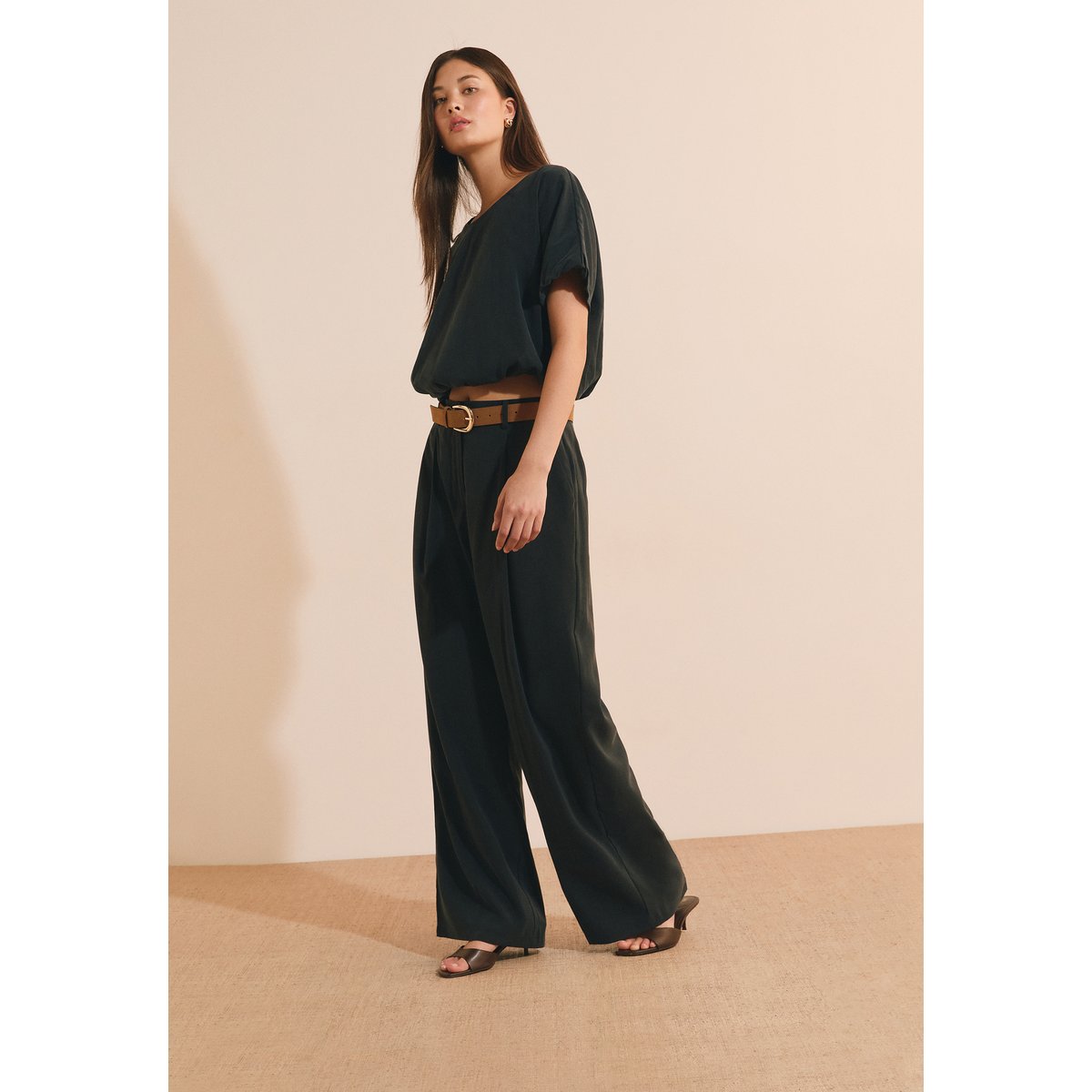 Pantalon large PAMMY noir, ETAM