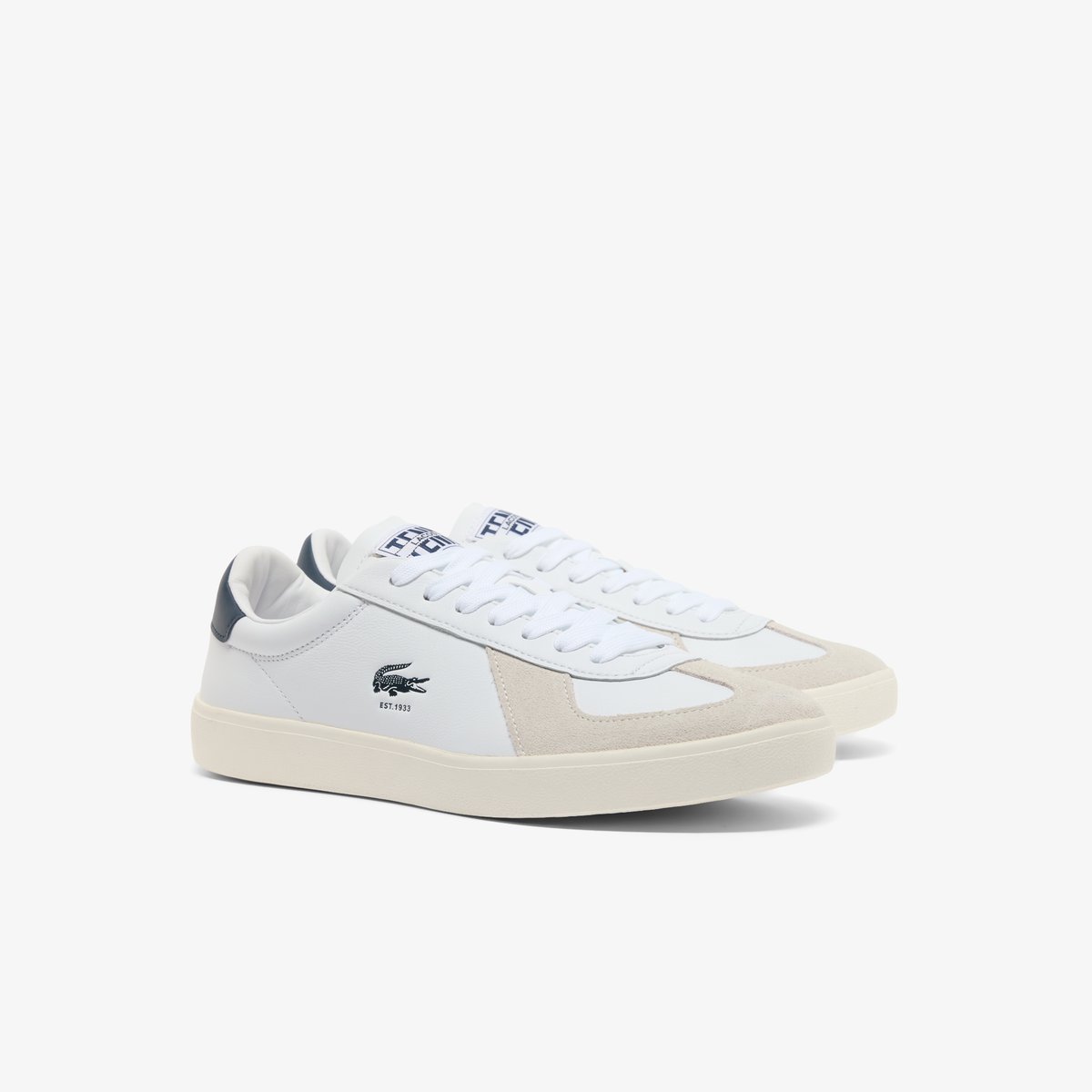 Sneakers Baseshot Pro homme en cuir blanc-042, LACOSTE