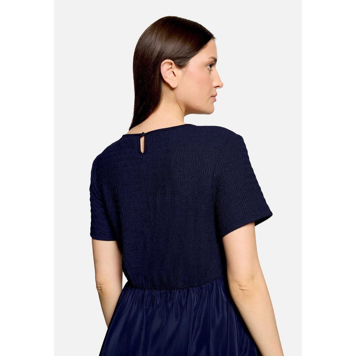 Robe longueur midi à poches extérieures maritime blue, CARTOON