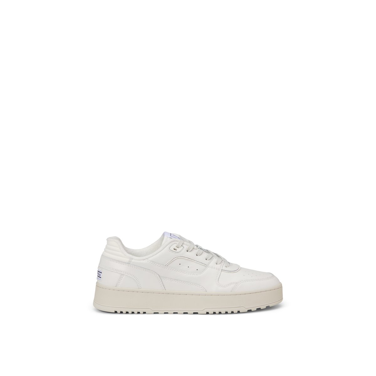 Baskets Modèle Carlo en cuir de vache noble blanc naturel, MARC O'POLO