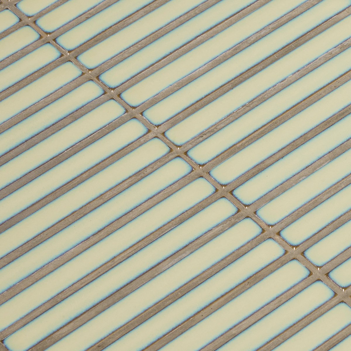Table d'appoint en placage de chêne, bois de chêne et carreaux TILE. menthe/naturel, HUBSCH