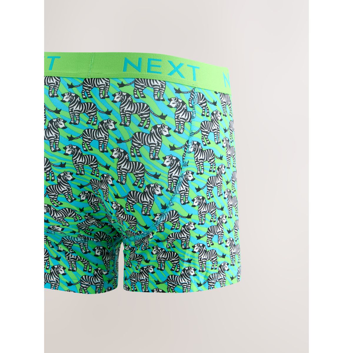 Boxer avec ouverture sur le devant, lot de 5 motif animaux rose vif/bleu, NEXT