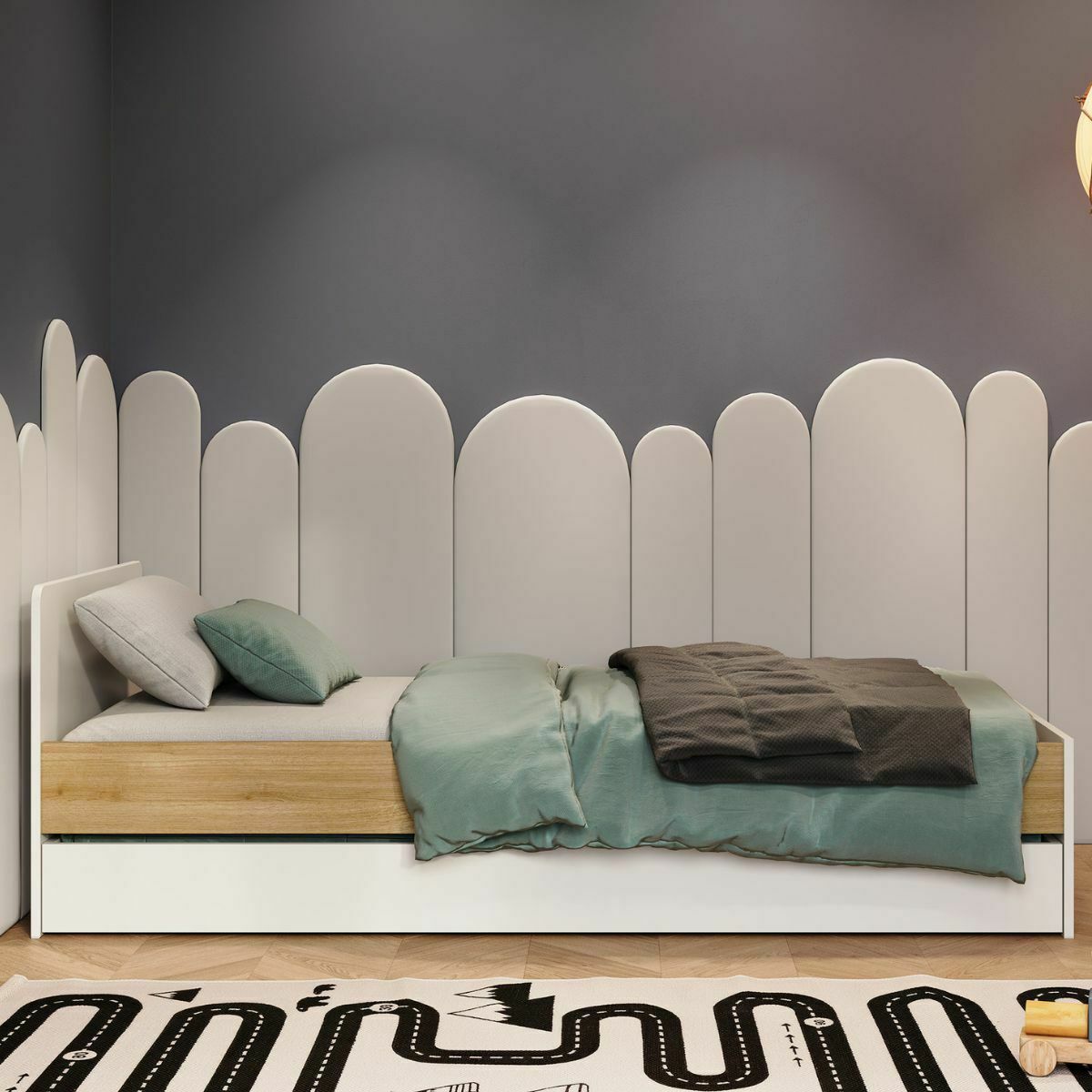 Lit bébé multifonction ALBA bois, AKITEN RETAIL