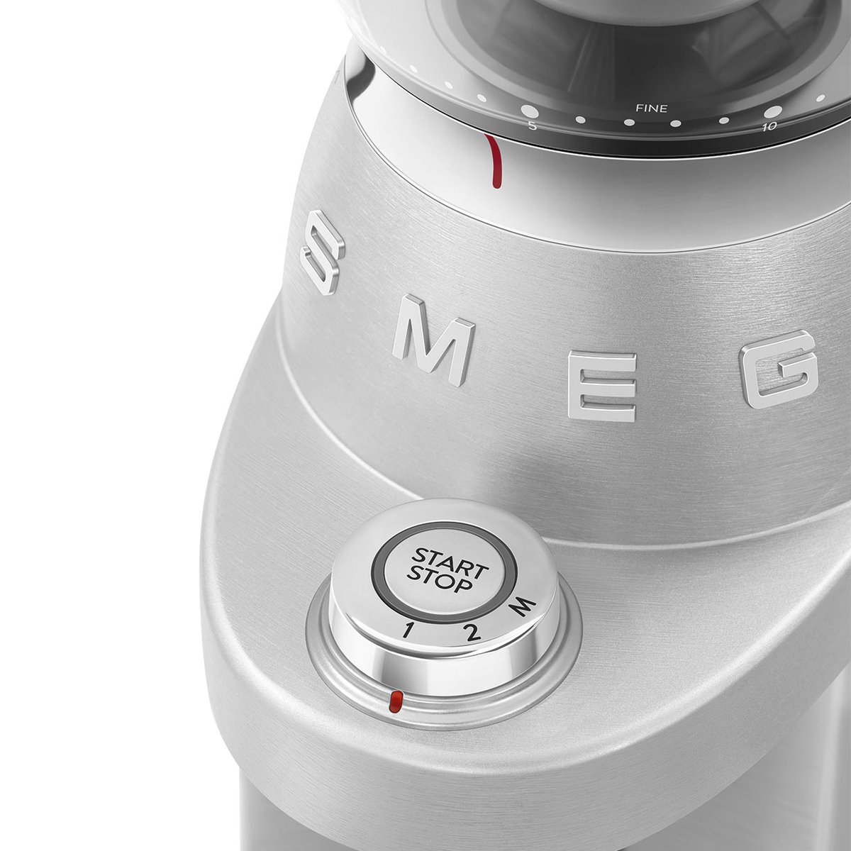 Broyeur à cafe CGF02 aluminium brossé, SMEG