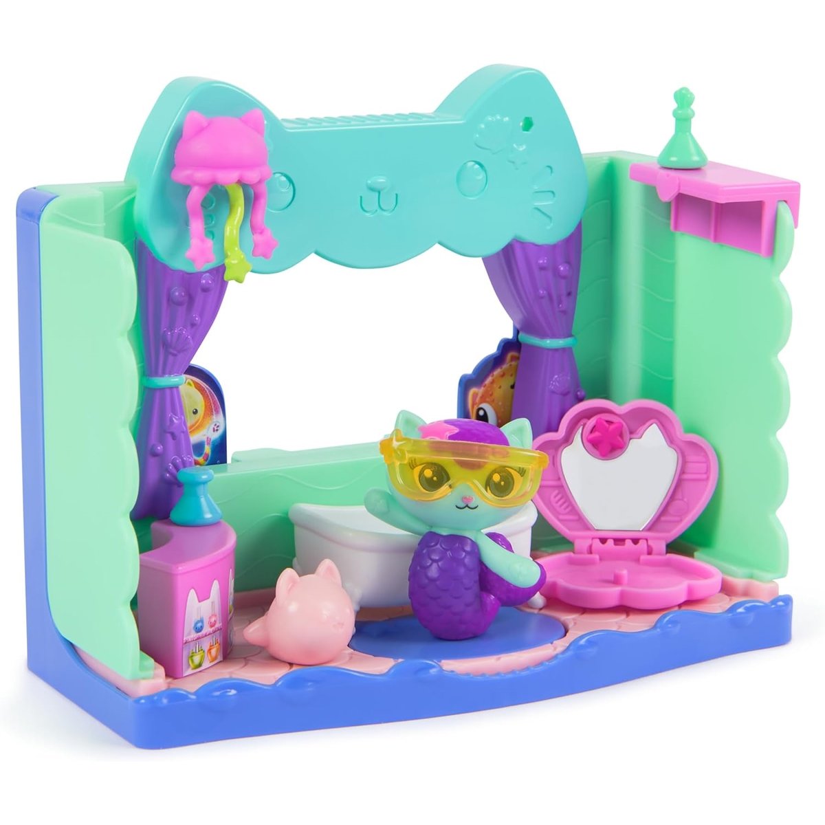 Gabby's Dollhouse Movie – Salle portail - Salle de bain multicolore, SPIN MASTER