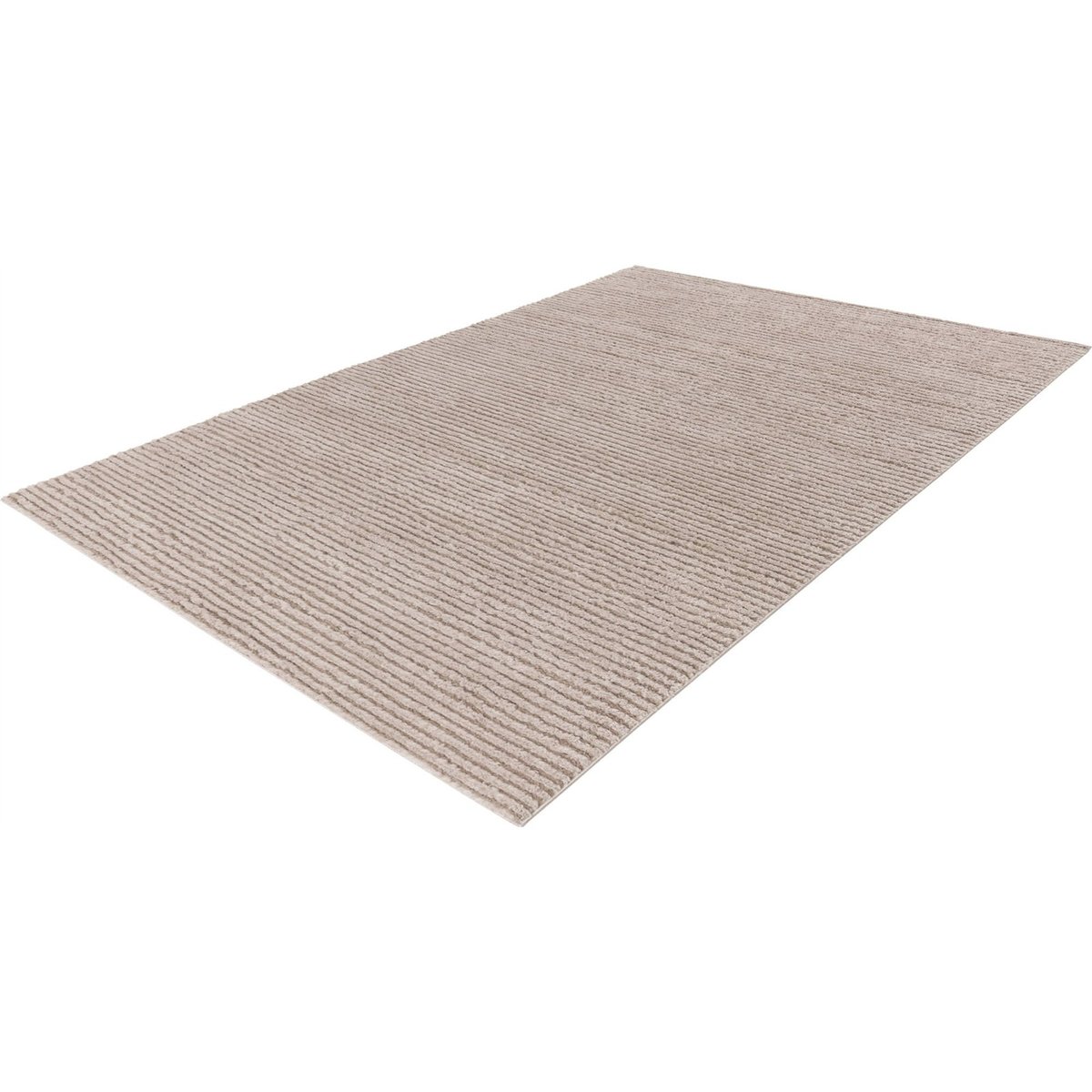 Tapis rectangulaire, Angel beige sable clair strié, ARTE ESPINA