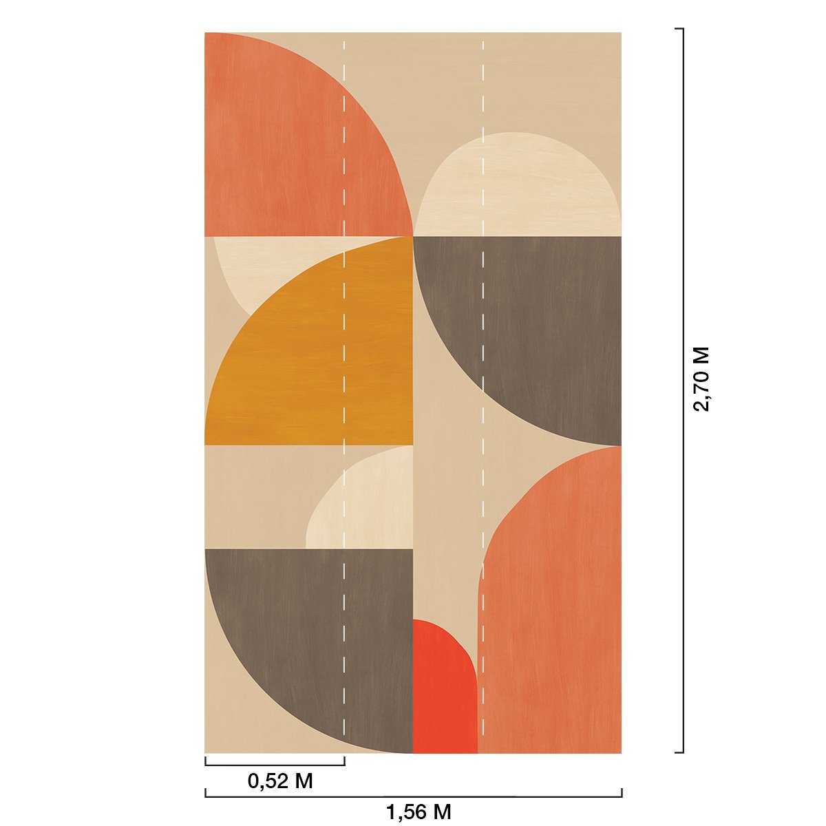 Papier peint, baia beige, HEXOA
