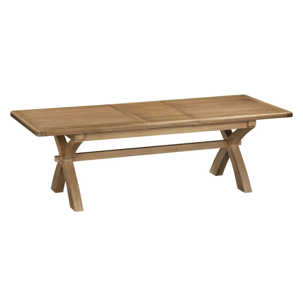 Table à manger extensible en chêne 150-200 cm VALMONT bois naturel, PIER IMPORT