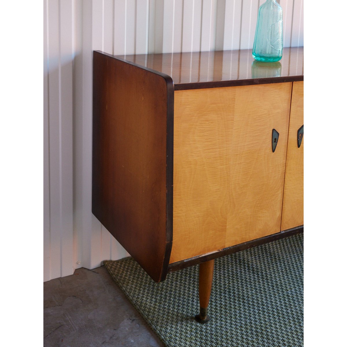 Enfilade française en bois verni Margaret N°772 - Bon état bois clair, DEBONGOUT