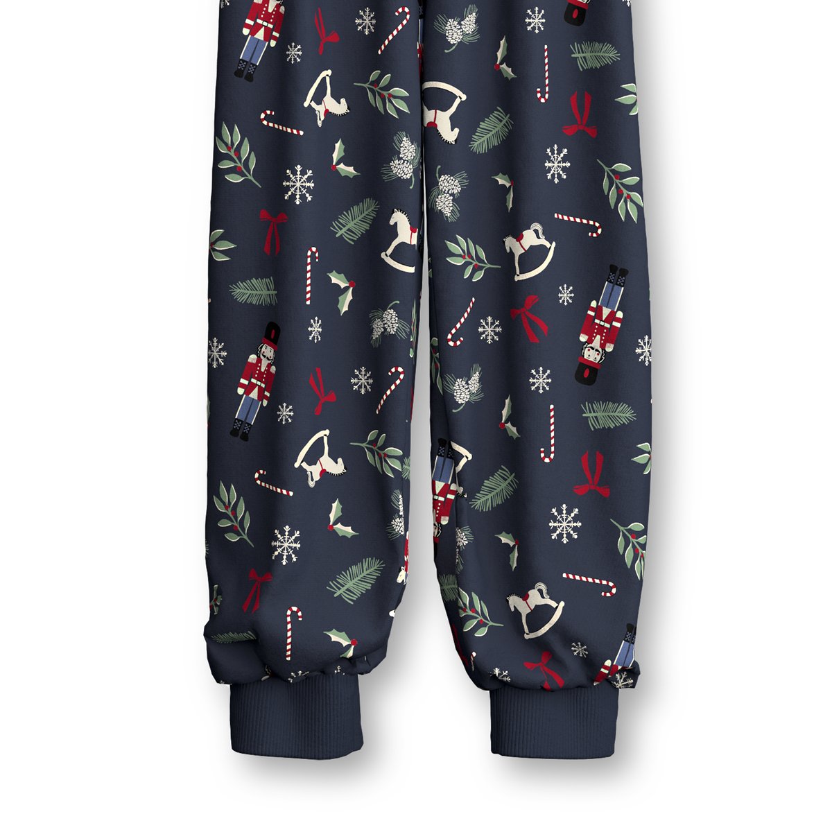 Pyjama à poignets en pur coton bio manches longues Coton FAMILY & FRIENDS saphir bleu, CALIDA